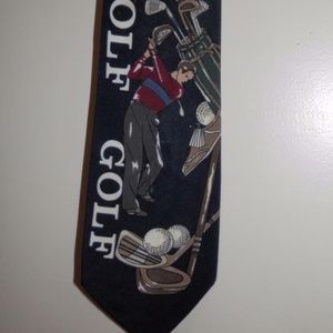 Golf Necktie American Sports